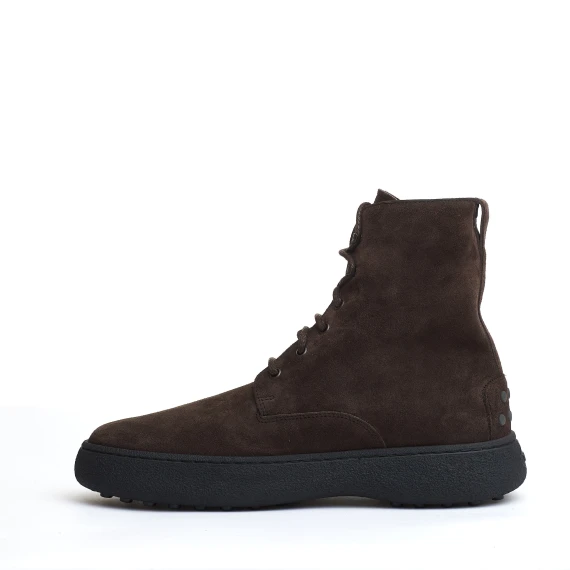 polacco winter gommino camoscio testa di moro