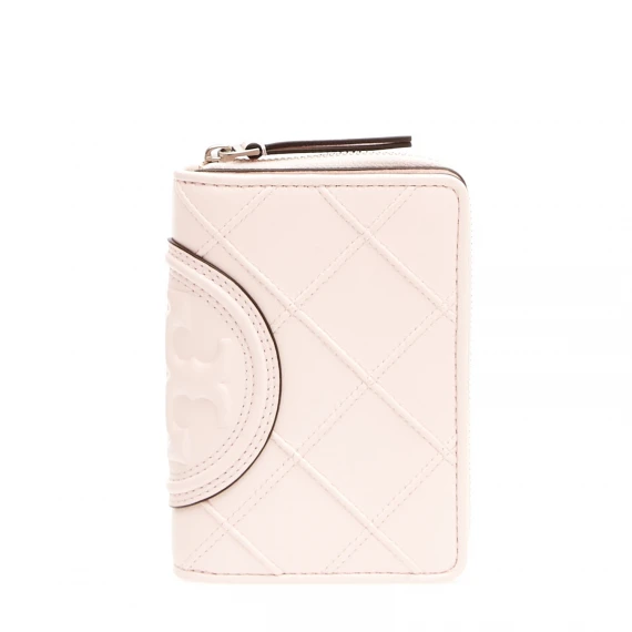 portafoglio bi-fold rosa - Taglia ONESIZE - Tory Burch