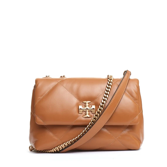 Kira diamond  small convertible cuoio - Taglia ONESIZE - Tory Burch