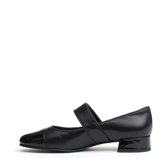 mary jane nera con tacco 5 cm