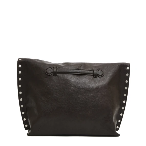 A'Spasso pelle invecchiata brown carbone